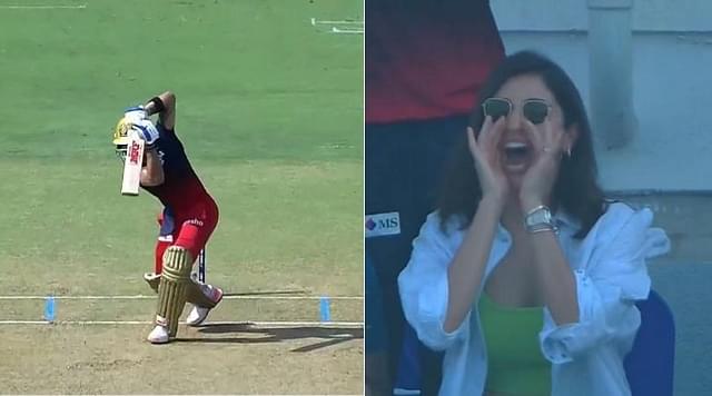 Anushka Sharma IPL 2022: Virat Kohli wife Anushka Sharma cheers husband in GT vs RCB match at Brabourne Stadium