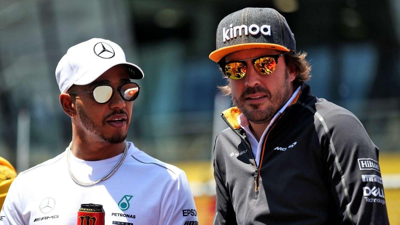 "Lewis is driving super well and he's P13" - Fernando Alonso praised Lewis Hamilton for his performance in an undrivable W13