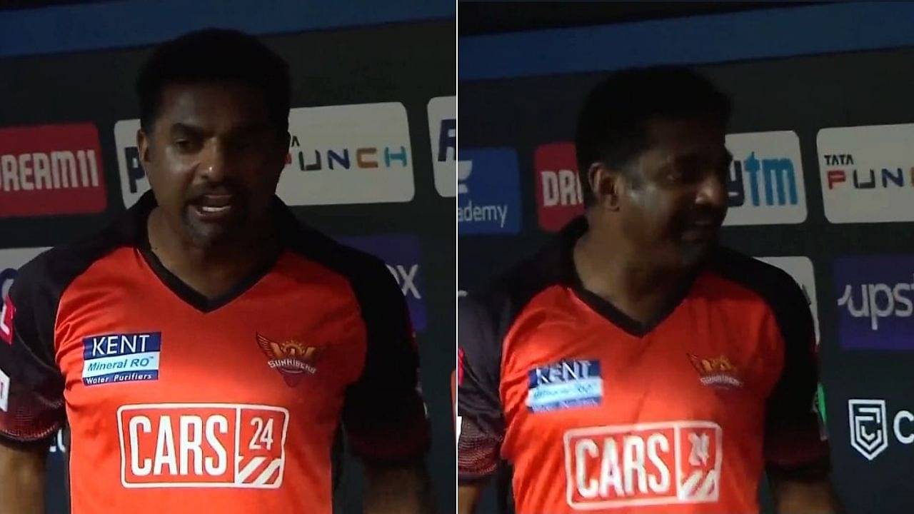 Muralitharan angry video: Muttiah Muralitharan fumes as Rashid Khan hits Marco Jansen for consecutive sixes in GT vs SRH IPL 2022 match