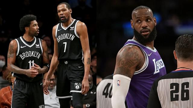 “Skip Bayless said Kyrie Irving saved LeBron James’ legacy but is siding with Kevin Durant?!”: How Skip has ‘insane’ double standards for the Lakers and Nets superstars