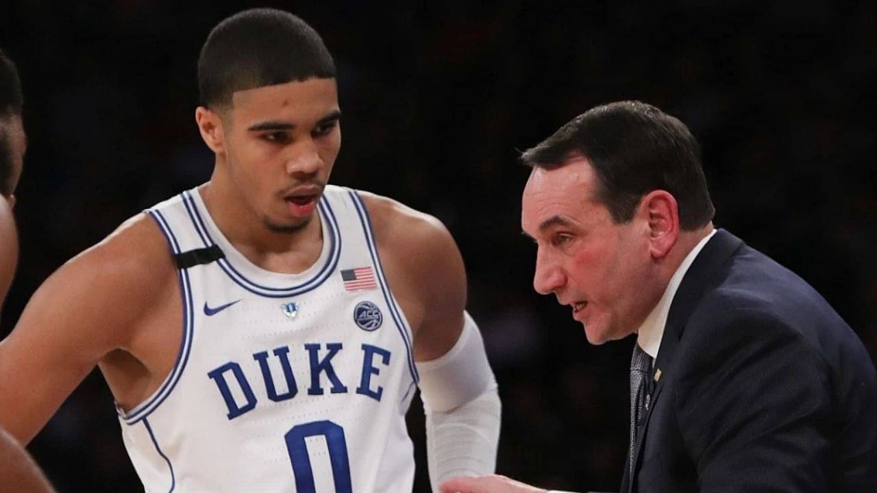 "Jayson Tatum, you a soft-a** St. Louis kid!": Celtics' star tells Draymond Green about when Coach K snapped at him during his days at Duke