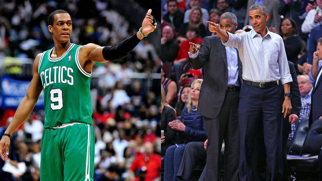 "Hey Ray, why don't you teach this kid how to shoot?": When Barack Obama had Rajon Rondo red-faced dissing the former Celtics guard's shooting 