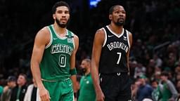 "I never seen anybody guard Kevin Durant straight up and block his shot!": Jayson Tatum guarded the Slim Reaper for 38 possessions last night and held him to just 4 points