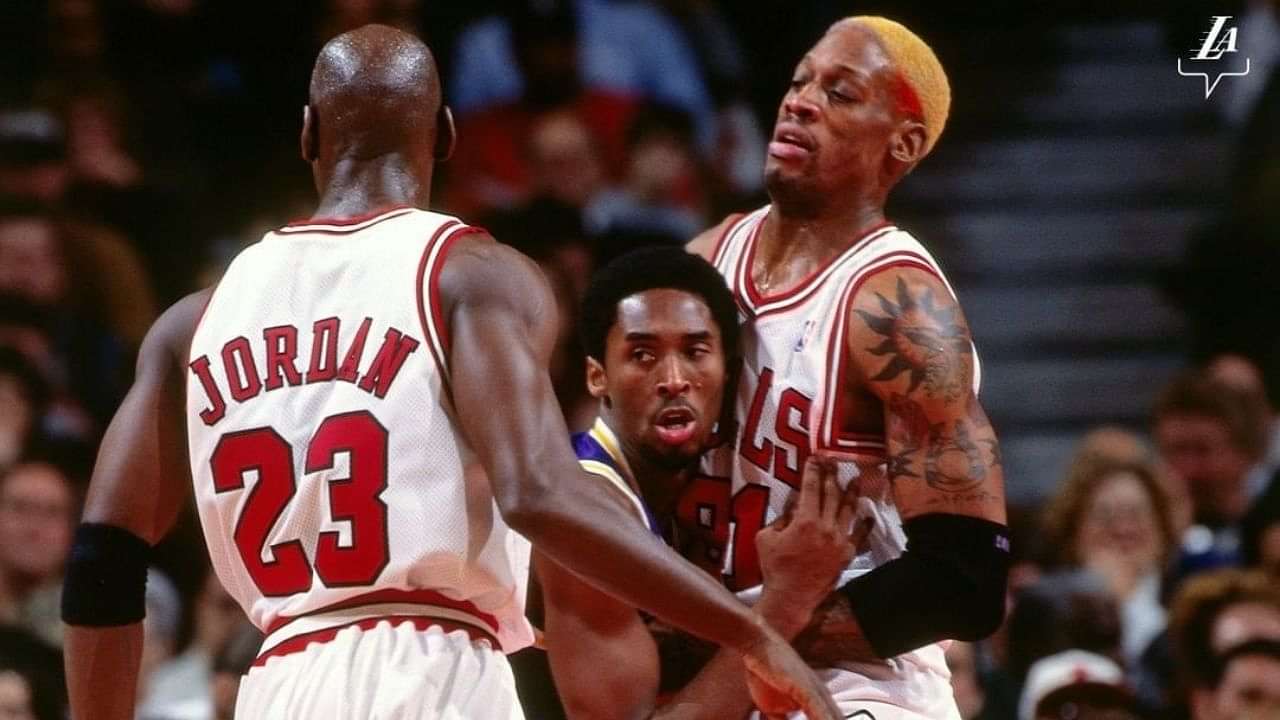 Michael Jordan and Dennis Rodman During Game 2 of the NBA Finals in 1996, Are Michael Jordan and Dennis Rodman Still Friends? The Relationship Is  Kind of a Mystery