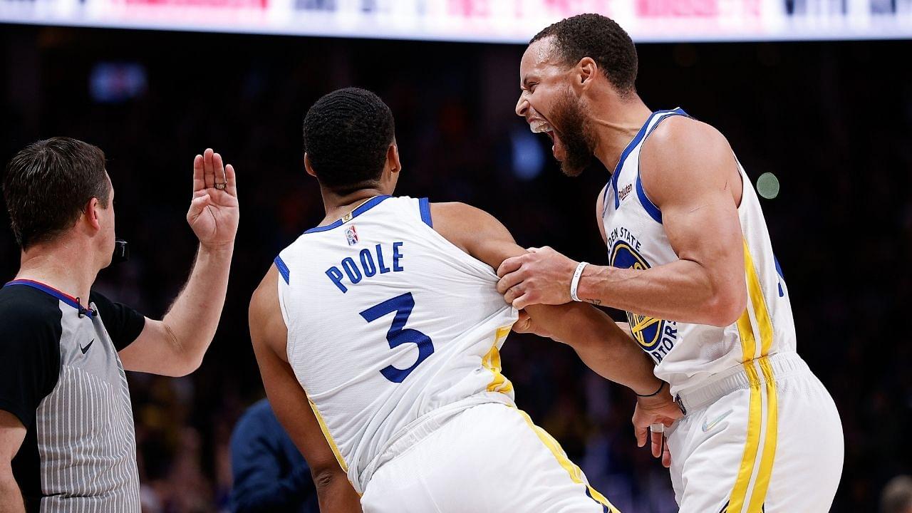 "Jordan Poole has become the Robin to Stephen Curry's Batman!": Warriors' duo becomes the first set of teammates to lead the NBA in FT shooting percentage