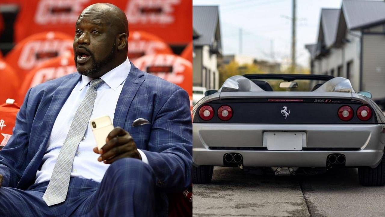"I cut two Ferraris apart and superglued them together": Shaquille O'Neal on how he devised a plan to fit himself into the Italian luxury supercar