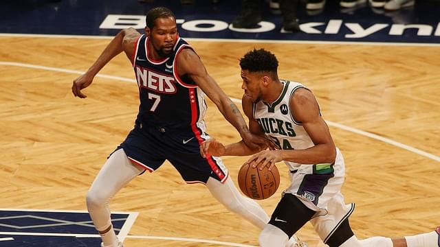 "Giannis Antetokounmpo is in THAT tier!": Kevin Durant says the Greek Freak is a ridiculously great player to watch