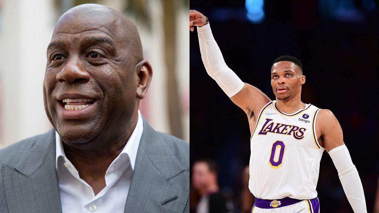 "The Lakers have to bring Russell Westbrook back": Magic Johnson believes Rob Pelinka and co cannot attach a first-round pick to trade the former MVP