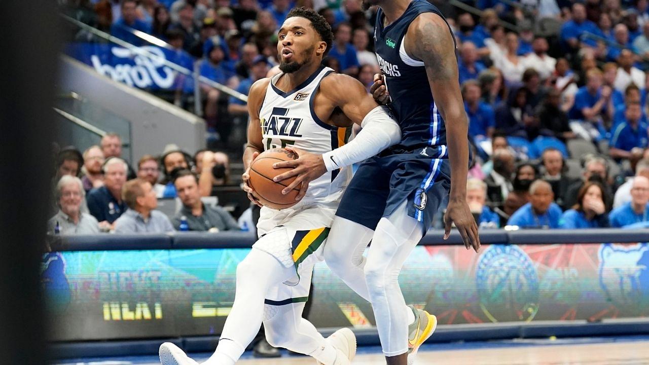"Donovan Mitchell passes Allen Iverson for the most 30pt halves in playoffs": Jazz star channelized his inner Michael Jordan to secure win over the Mavericks