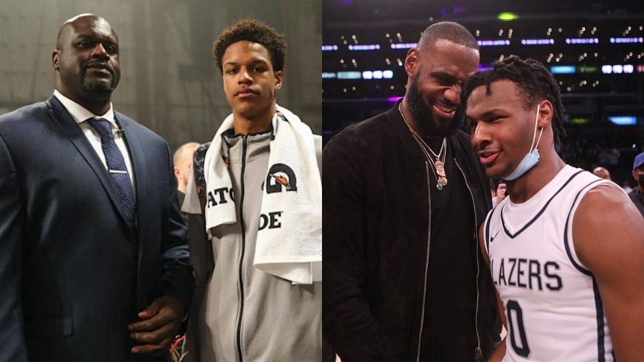 "I want to see Shareef suit up alongside Bronny James!": When Shaquille O'Neal shared on Jimmy Fallon how he wanted his son to play with LeBron James' elder son