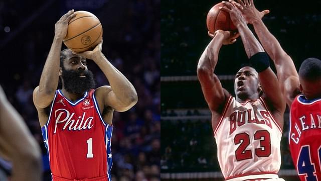 "DON’T EVER mention James Harden as a scorer in the same sentence with Michael Jordan again!": NBA Twitter mocks the Beard as Heat knock out Sixers