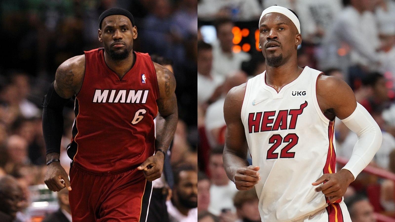 "Jimmy Butler surpassed LeBron James for a big record when facing elimination in a Conference Finals": The Heat star is breaking several NBA and franchise record
