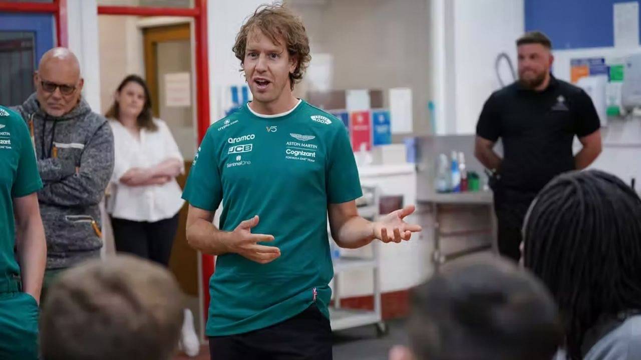 "Here's an F1 driver making a difference"- F1 Twitter in awe of Sebastian Vettel as he visits a prison to launch workshop for its inmates