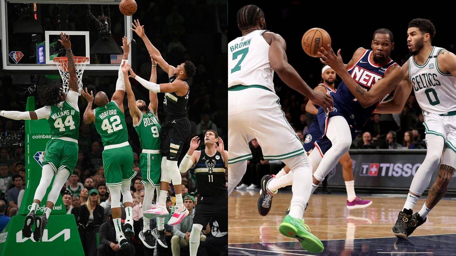 "Why is Giannis being called peak LeBron James while the Kevin Durant has fallen off?": NBA Twitter compares Greek Freak's inefficiency against Celtics with Slim Reaper's