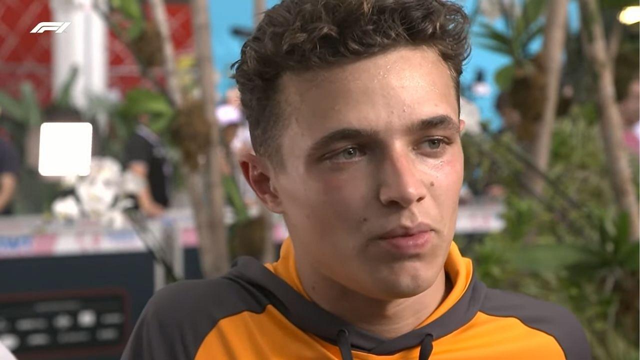 "If you're gonna retire, just get out of the way for those who are racing!"- Lando Norris calls Pierre Gasly 'silly' after the AlphaTauri driver caused him to crash out of the race
