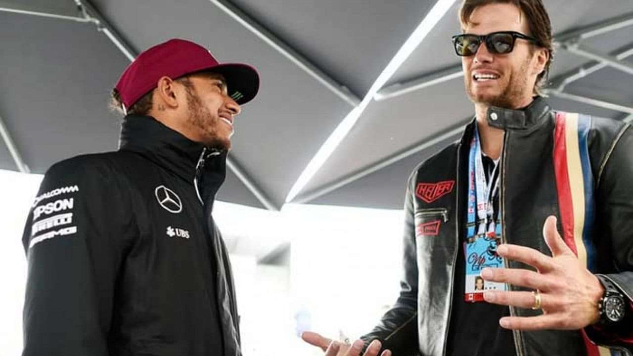 Tom Brady attends Miami Grand Prix