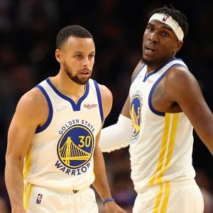 "Steph Curry And Kevon Looney Looking Like The Michael Jordan And ...