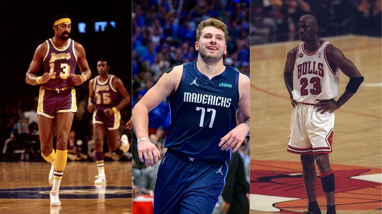 "Michael Jordan has 718 and Wilt Chamberlain has 705": Luka Doncic joins elite company with 655 points in his first 20 playoff games, as Mavs level series 2-2