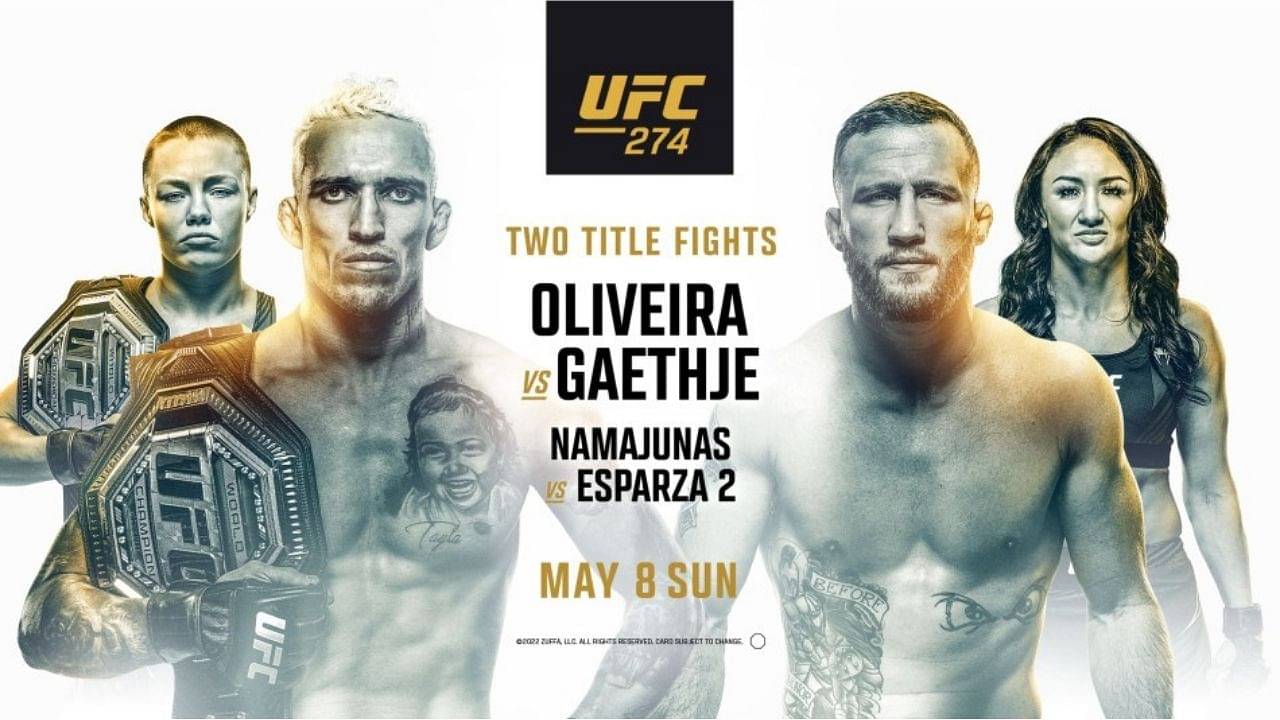 UFC 274 Fight Card and Predictions : A Full Stack card, big names, big fight, Main event titles on the line at Phoenix, Arizona