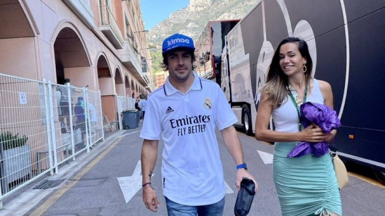 "It must be a blessing to be a Real Madrid fan"- Fernando Alonso arrives to the Monaco GP paddock sporting the jersey of the 2022 UEFA Champions League winners