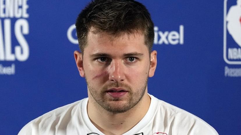 "It's good, makes me look tough": Luka Doncic's witty reply to a reporter when asked about scar on his face