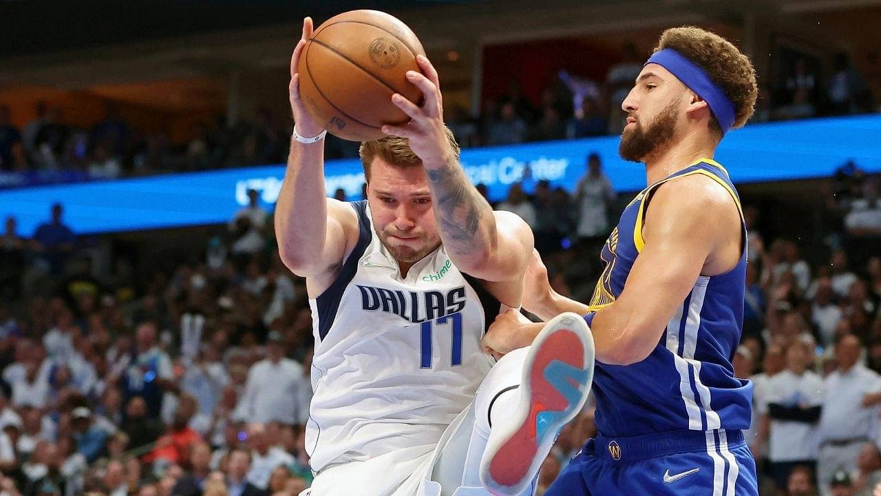 "Luka Doncic stop f***ing talking!": Klay Thompson was not happy with Maverick star's trash talking Warriors' rookie Moses Moody following an intense Game 4