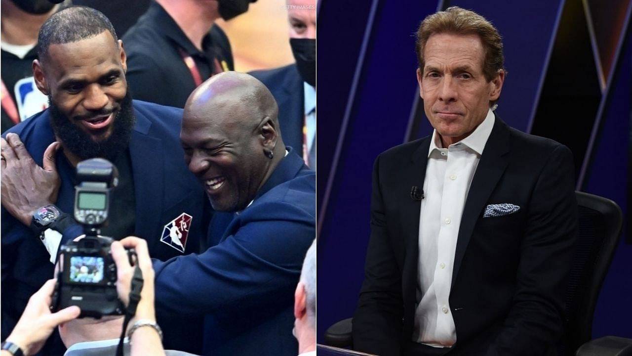 “LeBron James is sitting on his couch, and taking petty shots at Michael Jordan”: Skip Bayless attacks The King for snubbing the GOAT from his all-time dunk contest