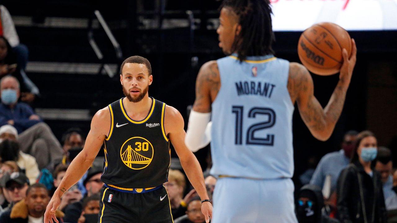 "Ja Morant, you broke the code on this play vs Stephen Curry?!": NBA Twitter calls out Memphis Grizzlies star following Game 3 against Warriors