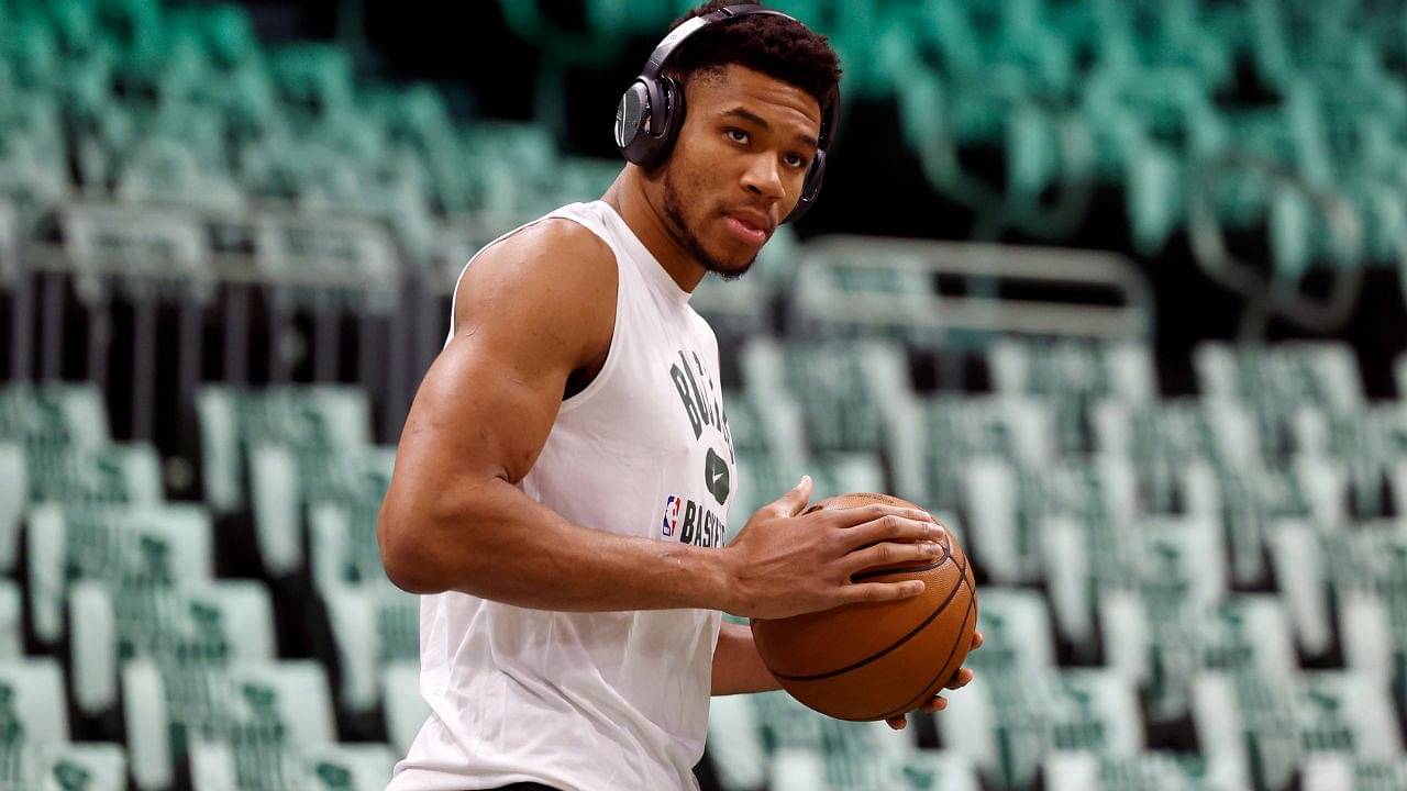 "It costs $20K to comment on the refs, I've got to pay for diapers": Giannis Antetokounmpo has the media in splits when asked to comment on officiating 