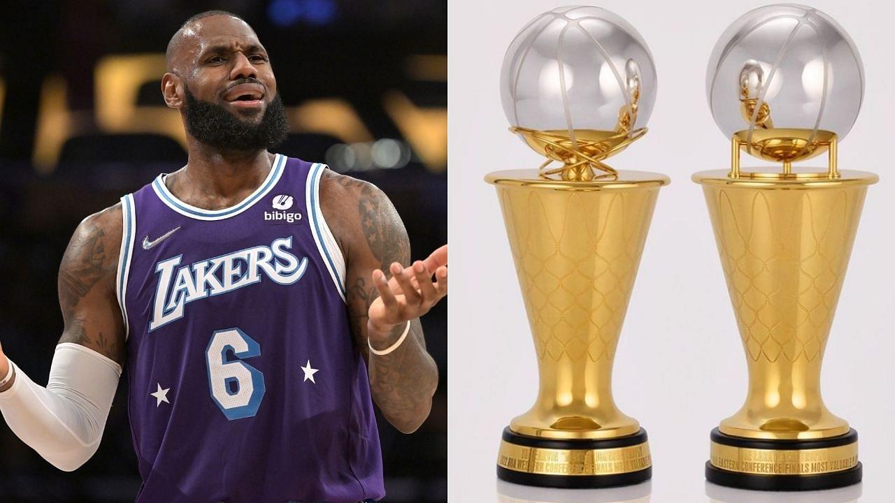 “Not naming the Eastern Conference Finals MVP the LeBron James Award is utterly ludicrous”: Nick Wright believes that the newly introduced Larry Bird Trophy should’ve been named in the honor of The King