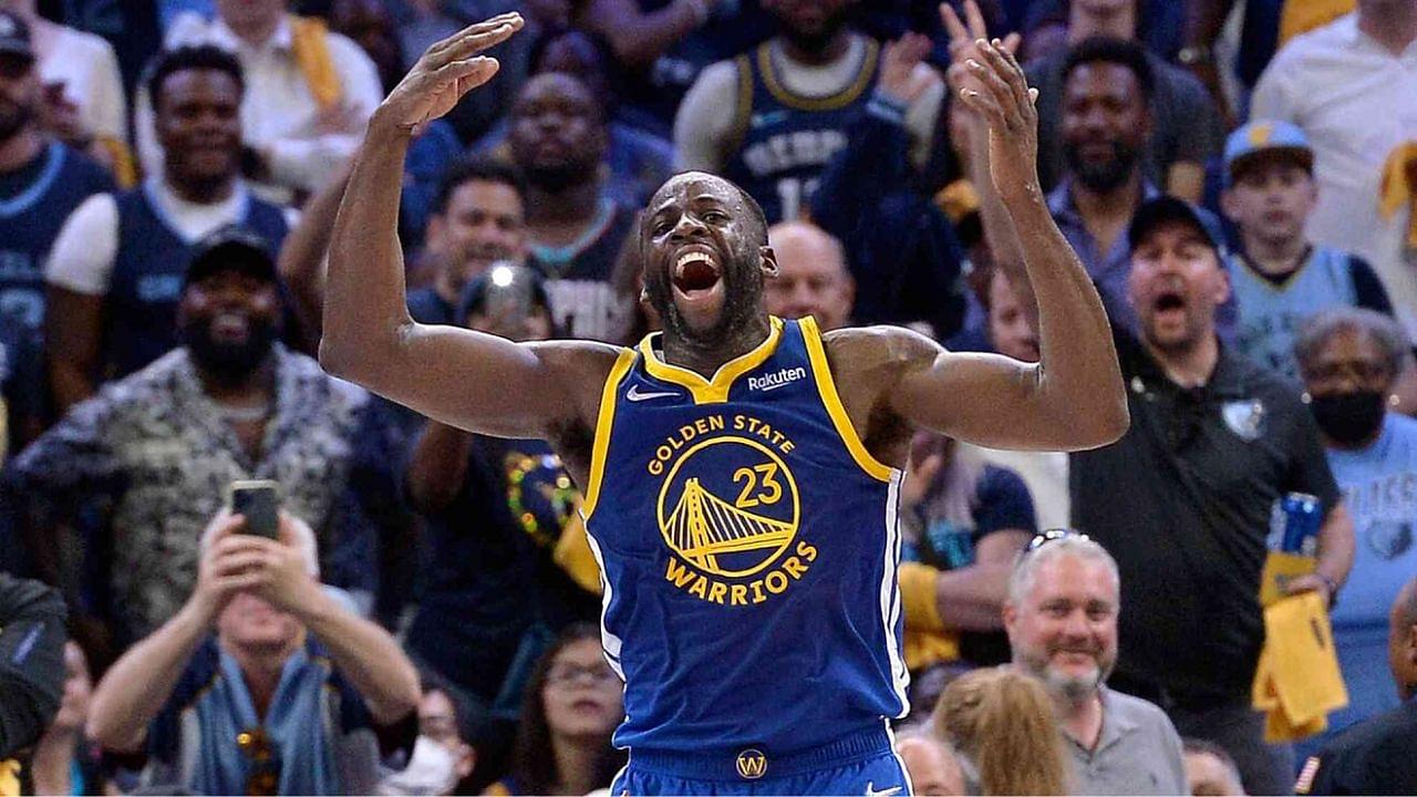"Draymond Green made one appearance and already made the $25k back!": NBA Twitter reacts to the league fining Warriors' star $25,000 over flipping Memphis fans off