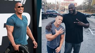 "Shaq next time I see you, I'm slapping your lips off!": When Dwayne "The Rock" Johnson mocked Shaquille O'Neal for supporting John Cena in WrestleMania 28