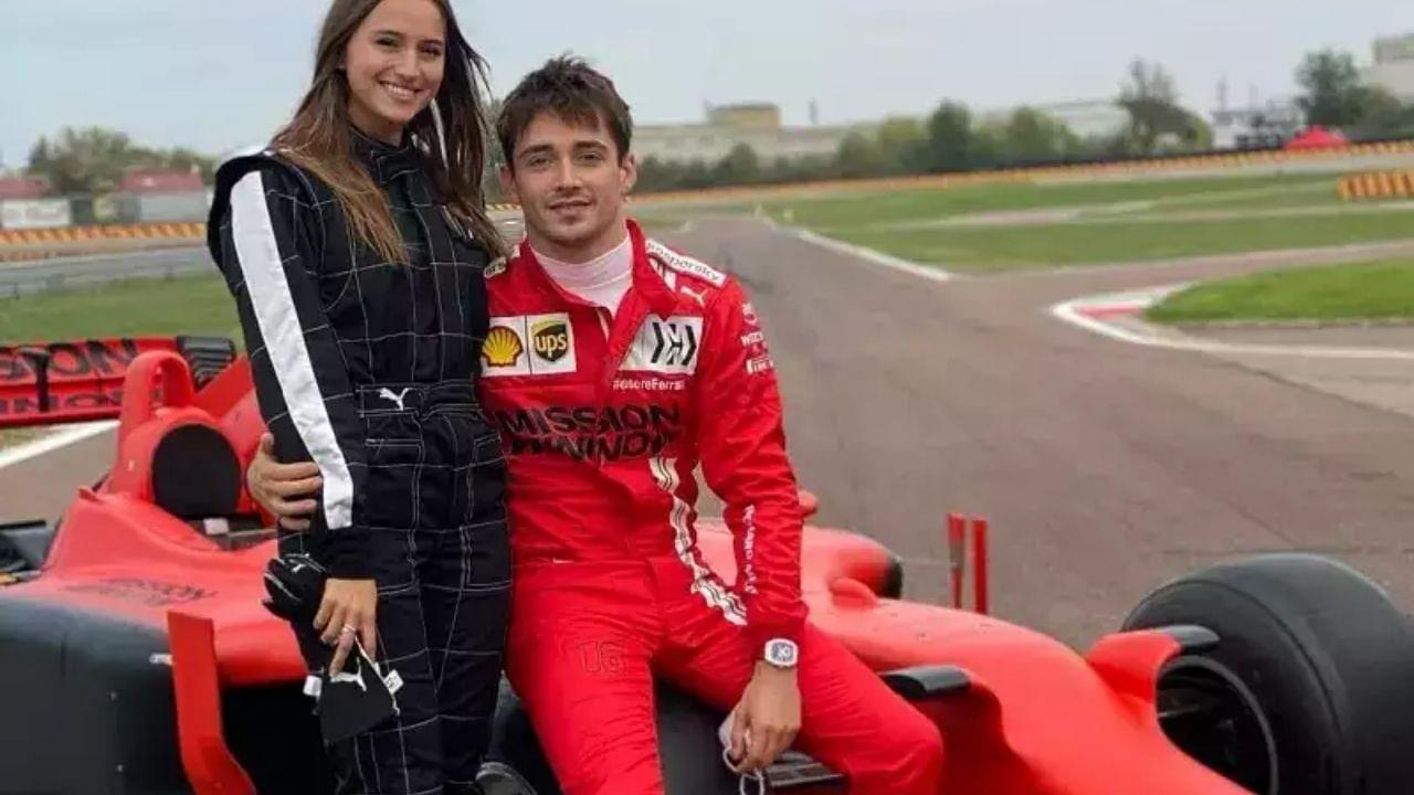 "Oh no! She put Sebastian Vettel out of the race!"- Watch Charles Leclerc's girlfriend take the four-time World Champion out while playing the Formula 1 game