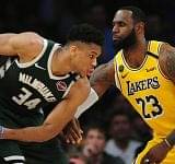 "LeBron James went to 8 straight finals and won a title in each conference!": NBA Twitter praises Lakers superstar after being compared to Giannis Antetokounmpo 