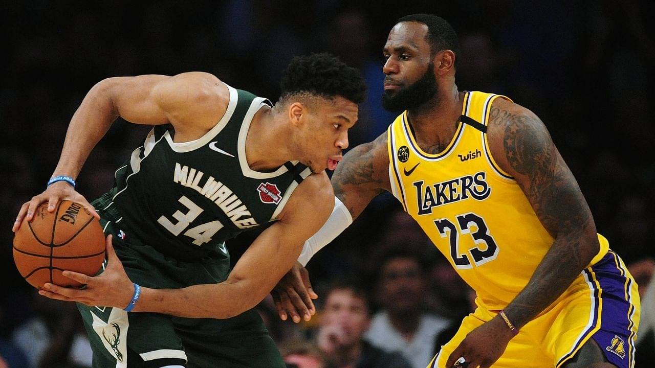 "LeBron James went to 8 straight finals and won a title in each conference!": NBA Twitter praises Lakers superstar after being compared to Giannis Antetokounmpo 