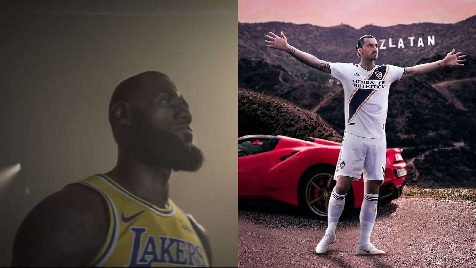 TIL that when Zlatan Ibrahimovic signed for MLS club LA Galaxy, LeBron James  sent him one of his Lakers jerseys as a welcome to LA gift. Zlatan's  response was to sign it