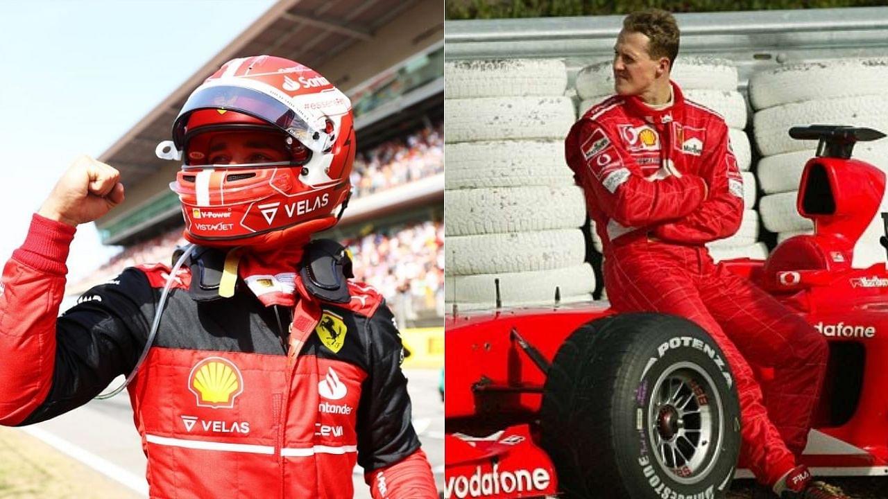 "You can still feel the mark he left on Ferrari"– Charles Leclerc says Michael Schumacher is still god figure at Ferrari