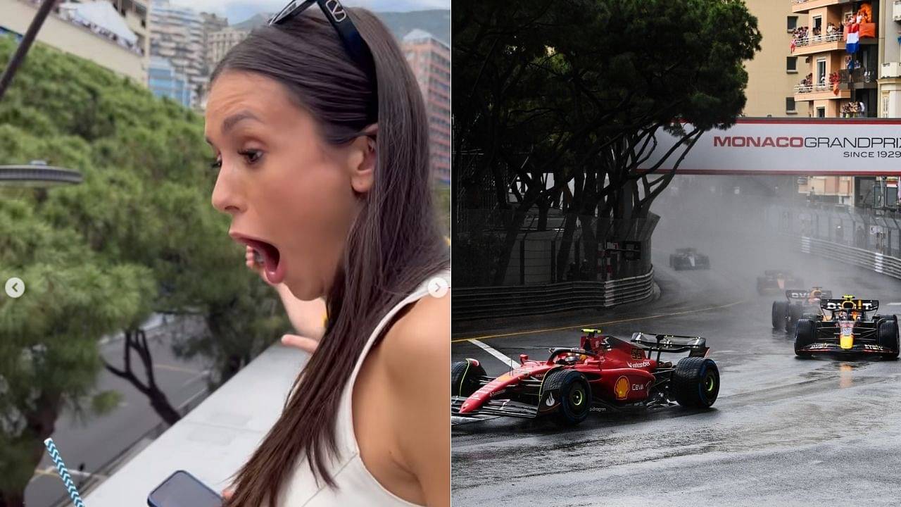 "Holy Shit, It's fast! Oh My God!"- Nina Dobrev reacts to Formula 1 cars flying by her balcony at the Monaco Grand Prix