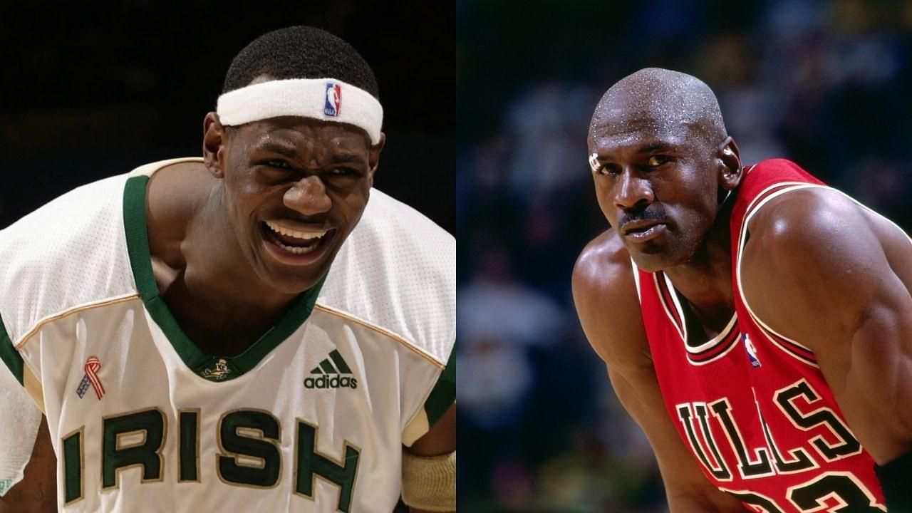 “18 year old LeBron James responds to adversity the same way Michael Jordan did”: Classic special on ‘Chosen One’ shows off his 52 points against Trevor Ariza in high school