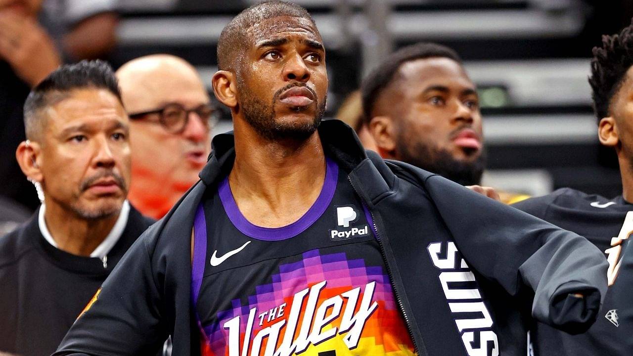 “Y’all really burning the jersey of Chris Paul, who rescued you from the perennial lottery”: NBA Twitter reacts as Suns fans burn CP3’s jersey after being eliminated by Luka Doncic and co.