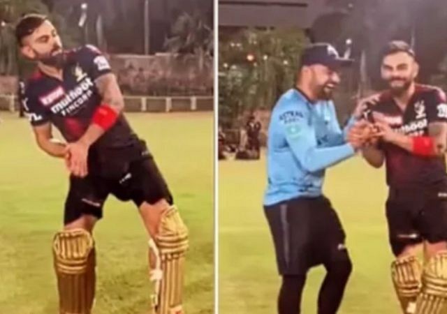 "Yeh bhai sahab alag hi khelte hai": Virat Kohli describes Rashid Khan peculiar snake shot in IPL 2022