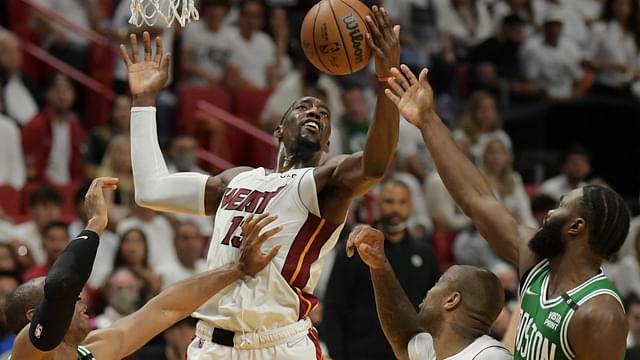 Bam Adebayo did everything he could yet, the Miami Heat fell short of the NBA finals. He also tore up his jersey like Hulk Hogan. 