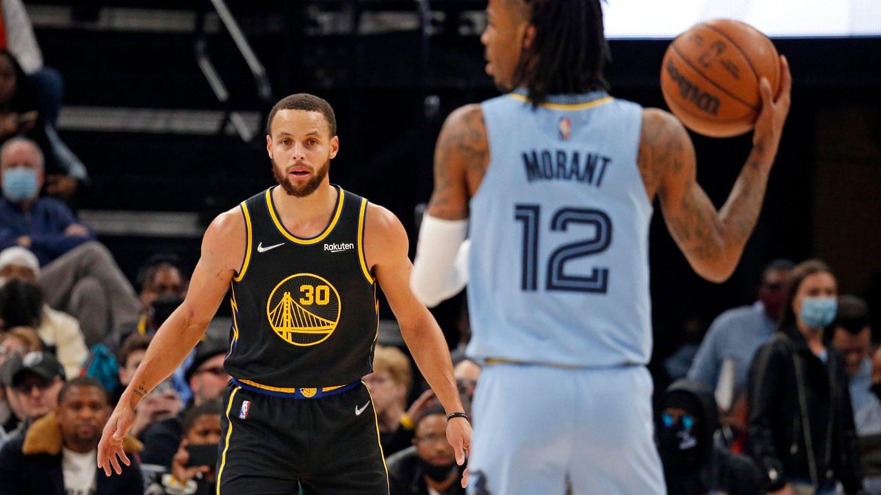"I’d rather have Stephen Curry over Ja Morant in this series!": Stephen A Smith announces his player of choice between Grizzlies and Warriors' stars