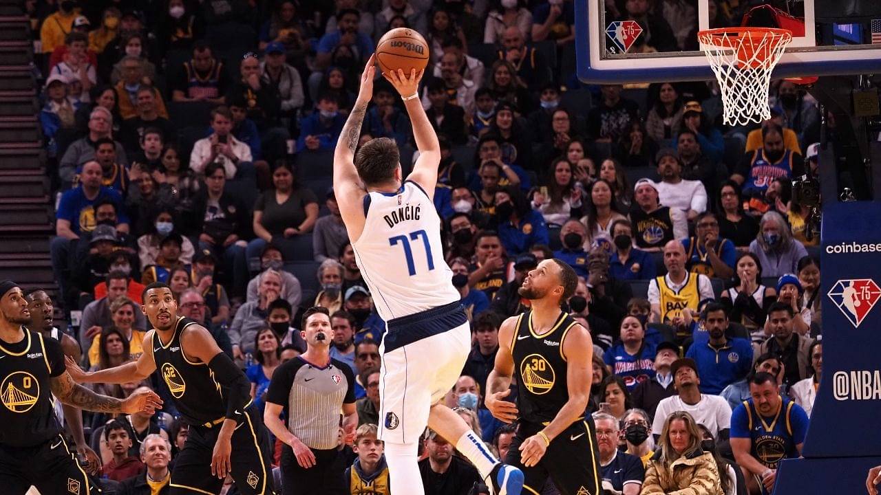 "Love to go on the road, hit a bucket, and silence the crowd": Luka Doncic talks about facing Warriors' X Factor, the Chase Center crowd