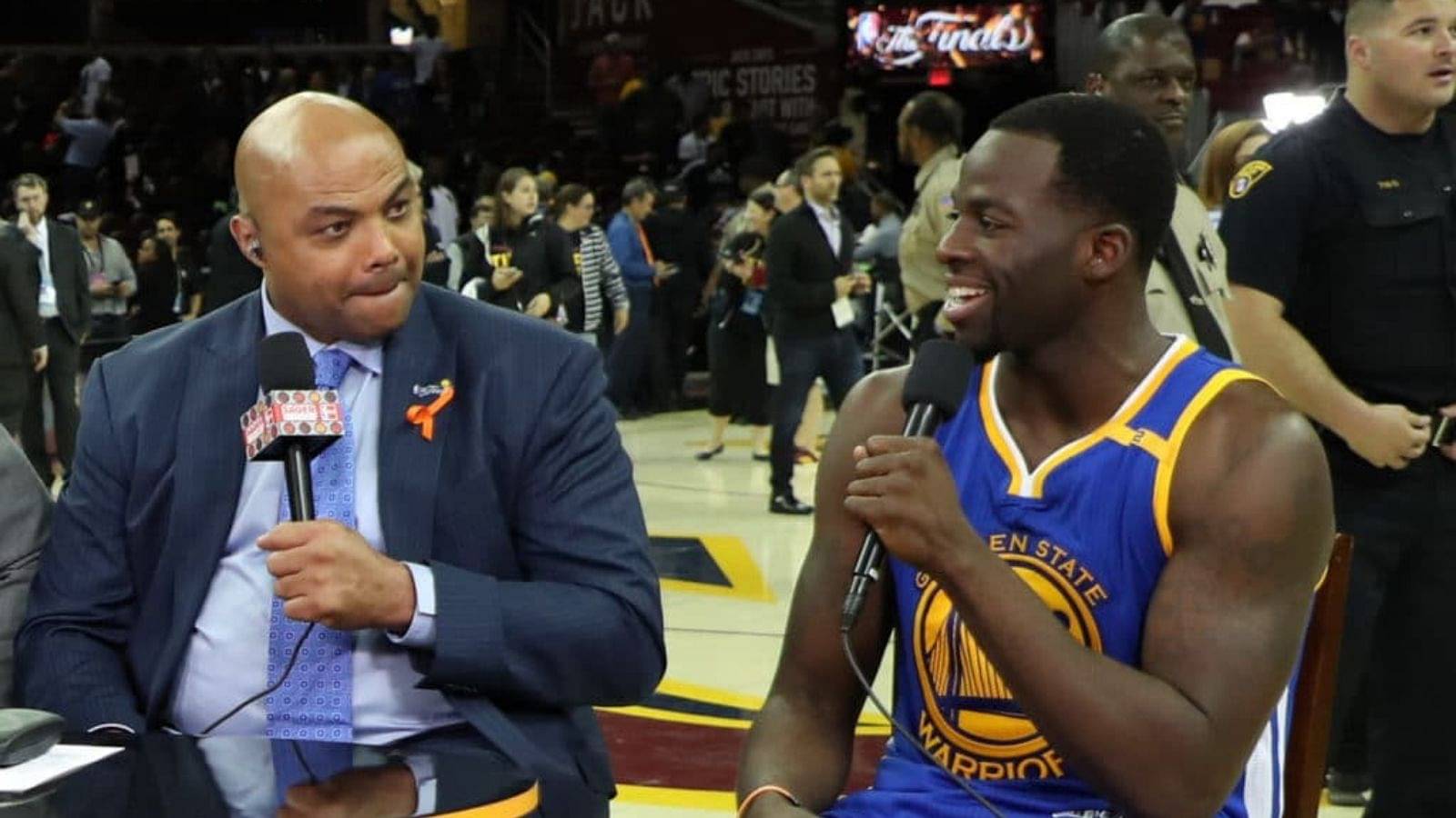 "Let's go win one more and I'll make sure I see Charles Barkley”: Draymond Green is excited to see Chuck on TNT Tuesday after sealing Game 4 against Mavs