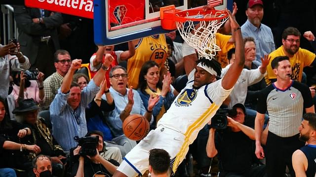 "Stephen Curry about to have yet another MVP stolen from him!": NBA Twitter reacts as Kevon Looney shows up as a legitimate candidate for the first WCF MVP honors