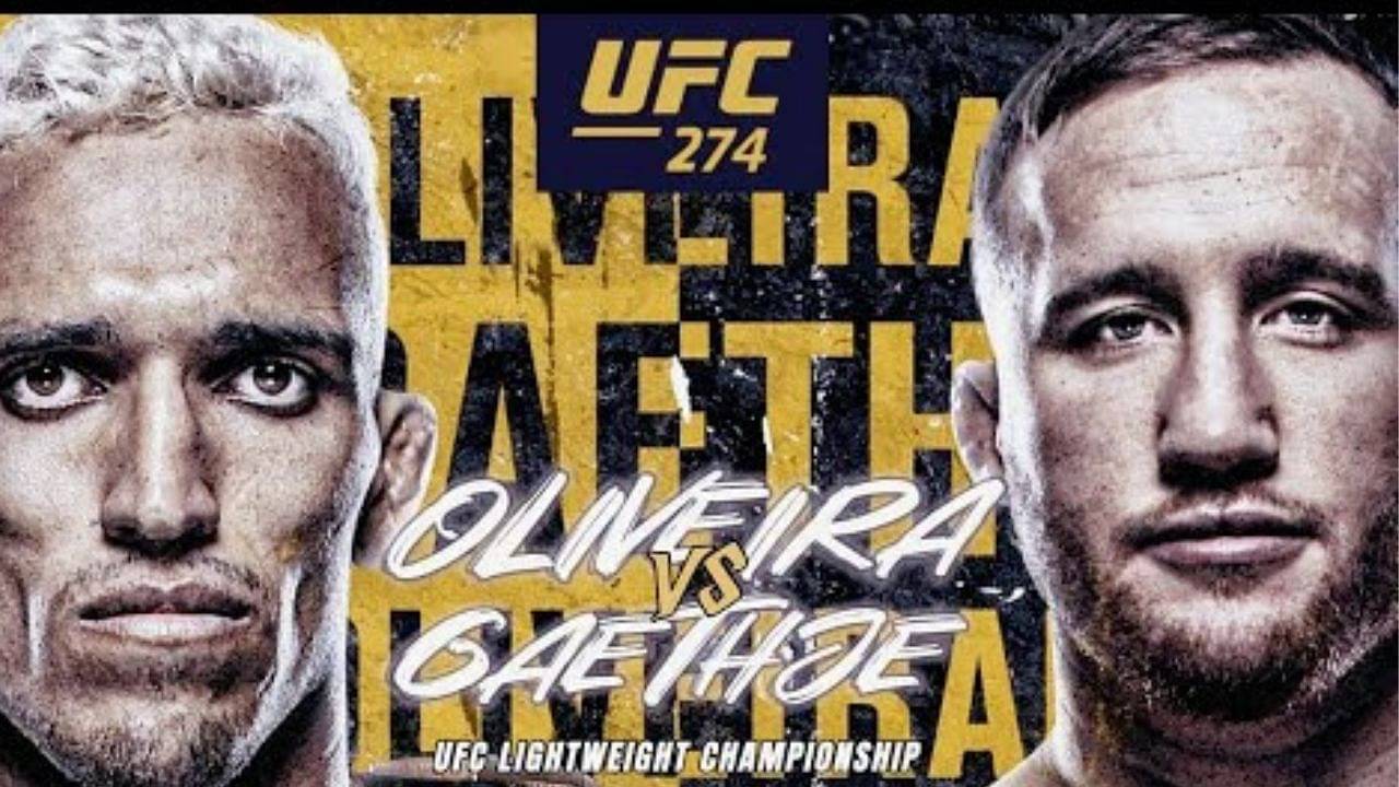 UFC 274 Reddit Stream When and where to Watch UFC 274 Oliveira vs Gaethje tonight?