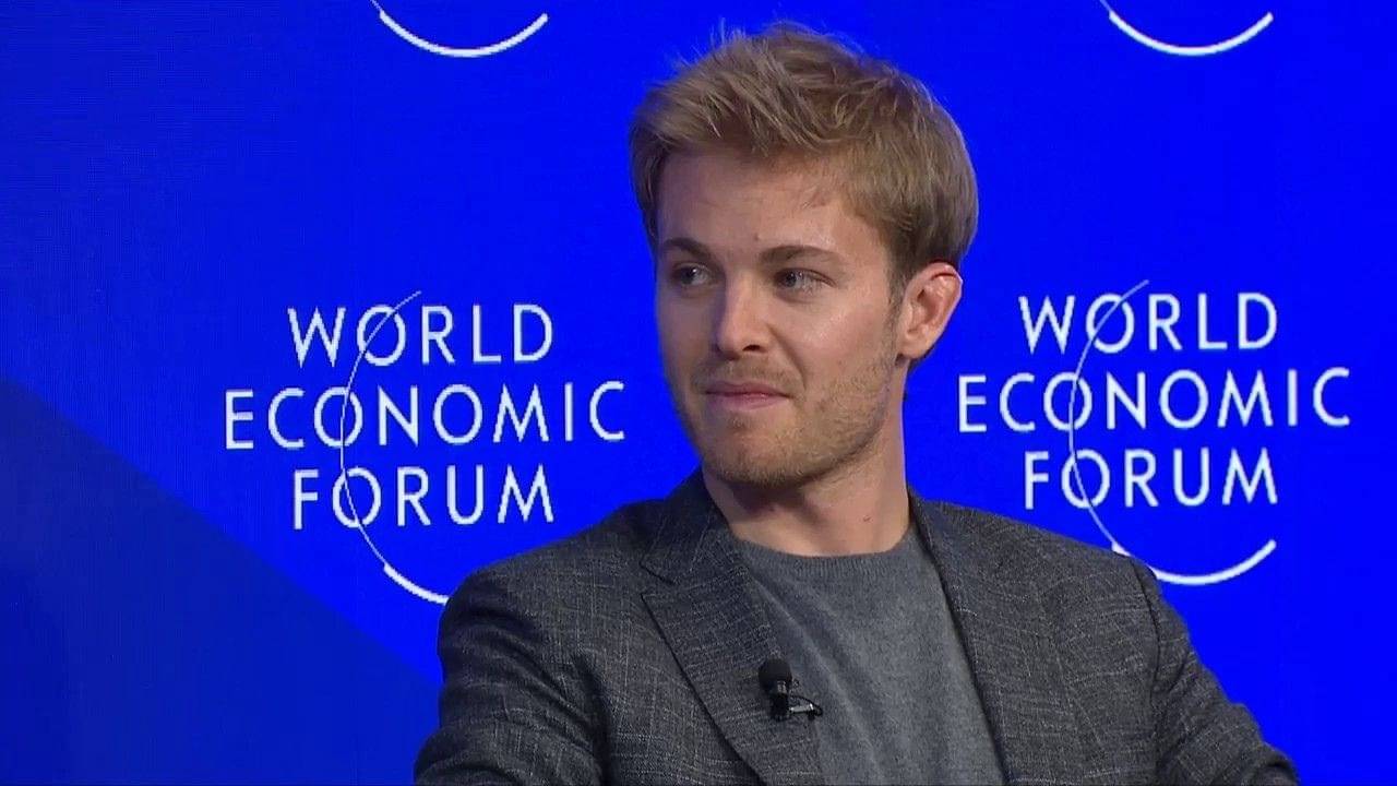 "Brilliant yeah, I thought I recognized you"- Journalist fails to recognize Nico Rosberg during World Economic Forum in 2020