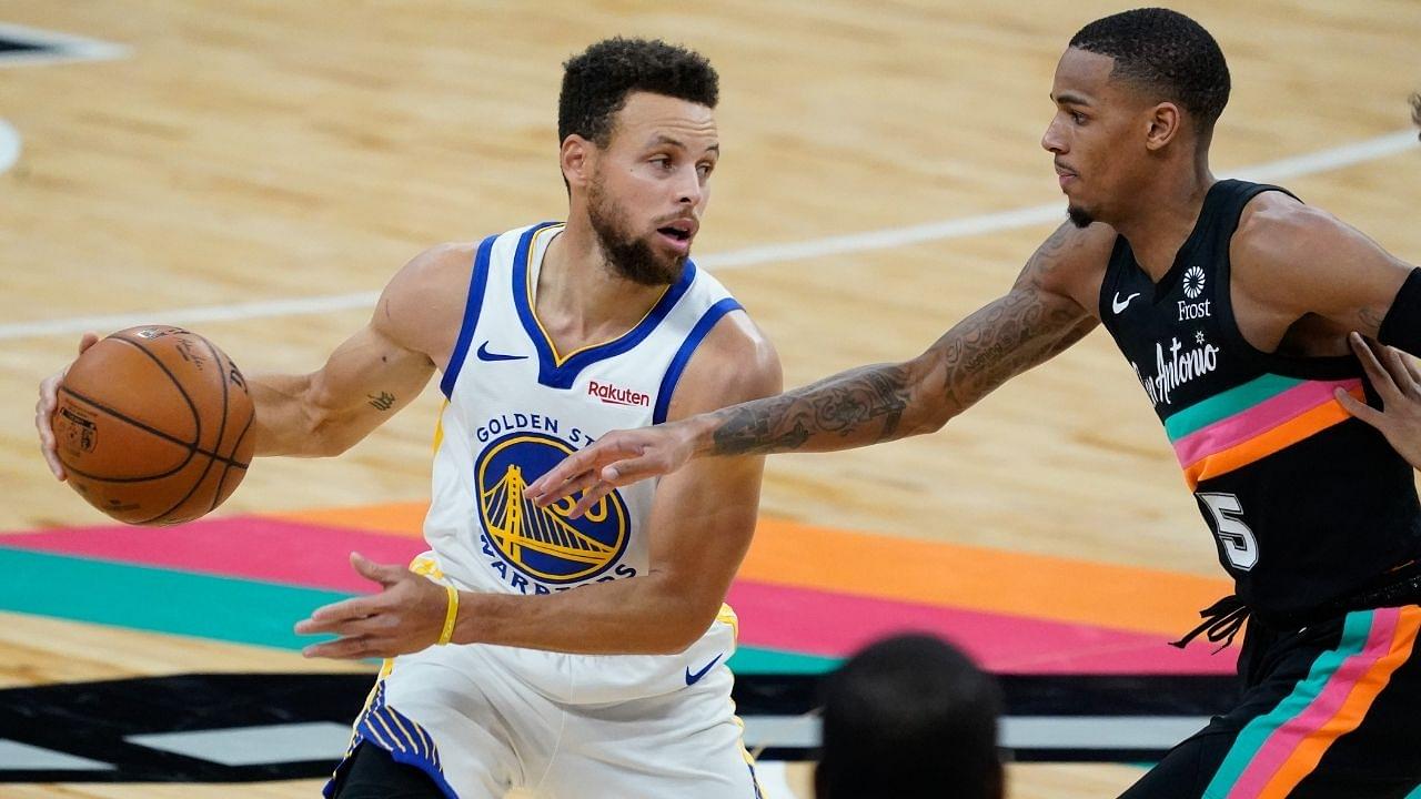 "Steph Curry with 169 and Dejounte Murray with 138, and yet no ALL-Defensive team selection!": The Warriors superstar and the Spurs stalwart are the only two guards who led in steals and yet got left out  