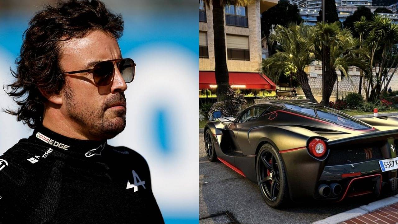 "Fernando Alonso in a $4.7 million LaFerrari in Monaco"- Two-time World Champion brings out his ultra rare matte black Ferrari after the Monaco GP
